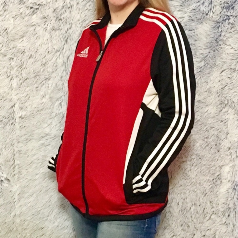 Red Adidas Jacket - Picture 5 of 5